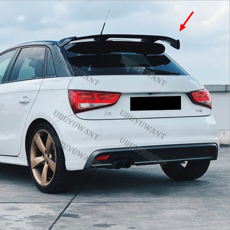 For AUDI A1 Hatchback 2012-2025 ABS Rear Trunk Boot Spoiler Wing Lip Car Rear Wings - view 5