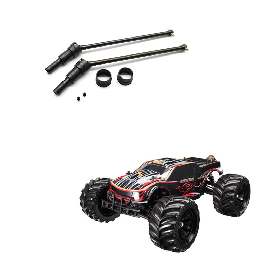 GOOD~2Pcs Metal Drive Shaft CVD EA1061 for JLB Racing CHEETAH 11101 J3 Speed 1/10 RC Car Upgrade Parts