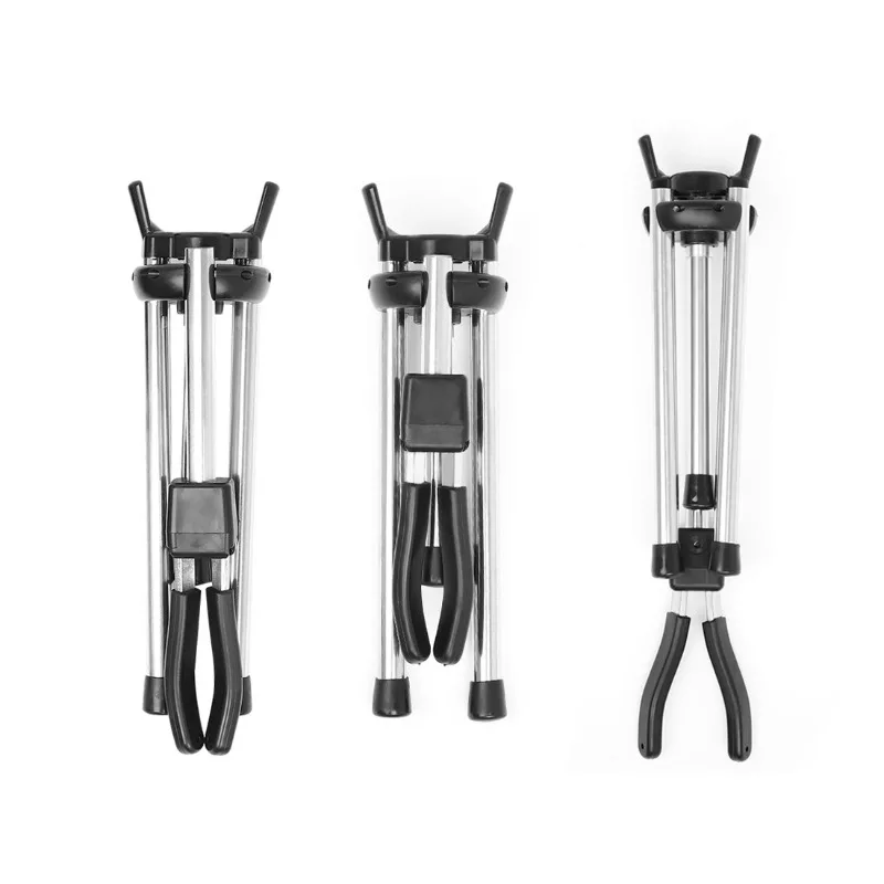 

Stainless Steel Alto Saxophone Stand Portable Foldable Stable Floor-standing Saxophone Stand Musical Instrument Accessories