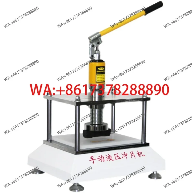 Waterproof membrane punching machine rubber plastic pipe slicing prototype machine manual dumbbell cutter