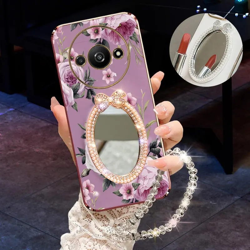 

A3X Элегантный садовый браслет с покрытием для телефона Xiaomi Redmi A3 10A 8A 9AT 8 A5 A1Plus 9A A1 9i 9CNFC Turbo3 A2 A3X Cover