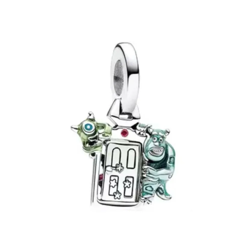 New 925 Silver Plated Mermaid Crab Octopus Pendant  Beads Fit Original Pan Bracelet Women Jewelry Gift