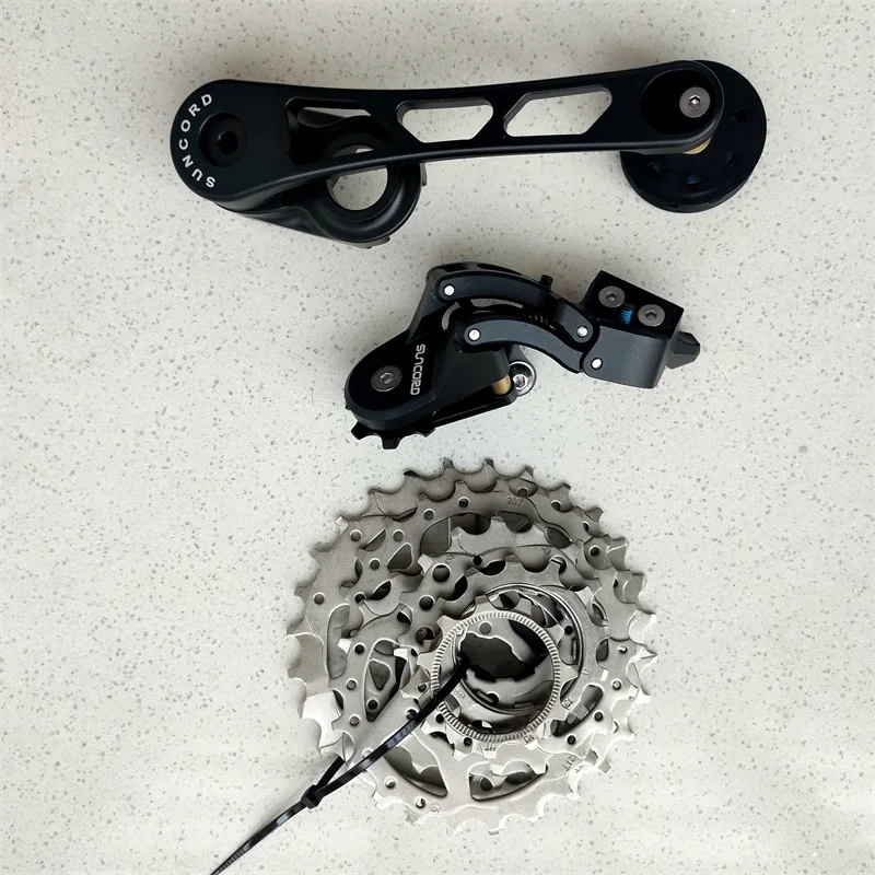 

Suncord 7-speed transmission set tensioner transmission cassette C/P/Tline for brompton 7v Max compatible with 30T about 396g