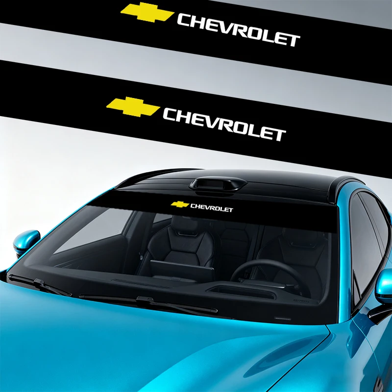 

Автомобильные солнцезащитные наклейки, декоративные на переднее лобовое стекло для Chevrolet Captiva Colorado Cruze Spark Malibu, автомобильные аксессуары