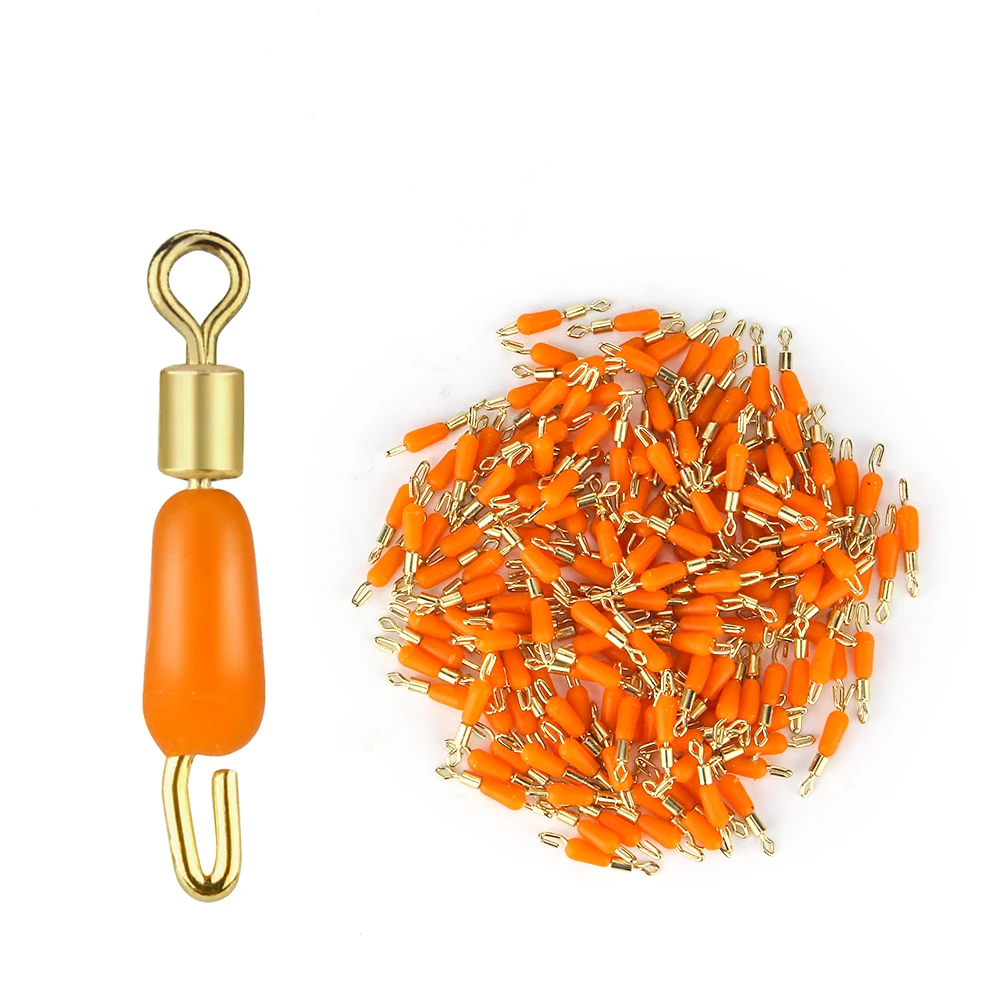 DNDYUJU 50pcs Carp Fishing Quick Change Feeder Swivels Feeder Fishing Accessories Swivel Snaps For Carp Fishing Tackle Connector