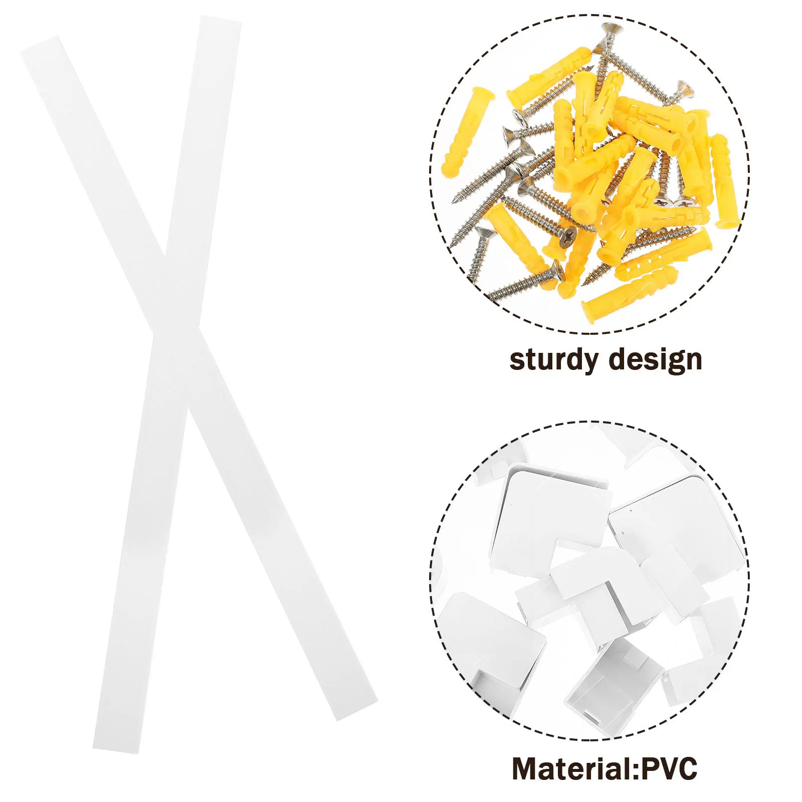 

1 комплект, комплект консилера для кабеля с крышкой, включает в себя винты, устройство для укрытия шнура для настенного крепления, полоса для управления проводом, крышка, консилер для кабеля