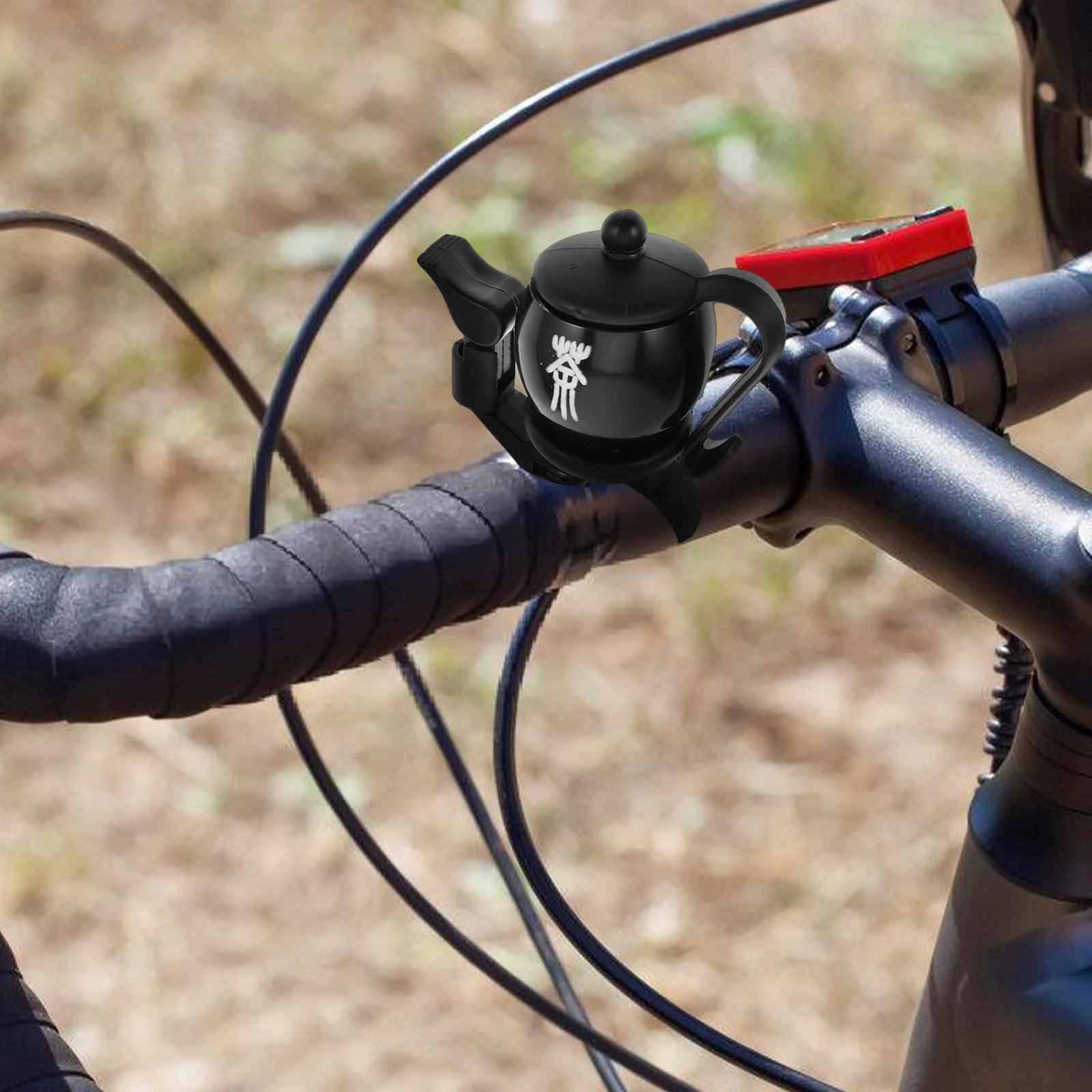 

2Pcs Small Bell for Bike Stylish Teakettle Shaped Bicycle Bell Long Ringtone Replaceable Bike Parts for Youth Cycling