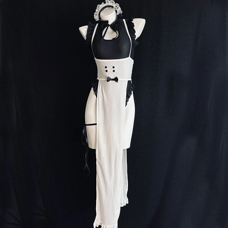 

Новинка: Женский костюм французской горничной для косплея, стильное платье для тематических вечеринок, ролевых игр, костюм служанки для Хэллоуина, карнавальный наряд