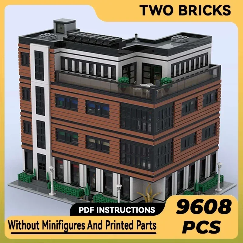

Модель City Street View Moc, строительные кирпичи, роскошные апартаменты, технология, модульные блоки, подарки, рождественские игрушки, наборы «сделай сам», сборка