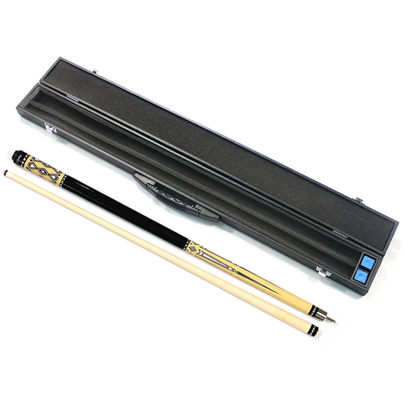 

Премиум-качество 1/2 шт. жесткий футляр для кия и шарнир из нержавеющей стали, кленовый бильярдный кий, разные цвета для продажи