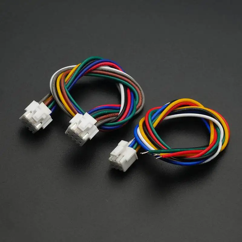 5Pcs PHB2.0 PHB 2.0MM Wire Cable Connector 2x2/3/4/5/6/7/8/ Pin Pitch Female Plug Socket 20cm Length 26 AWG