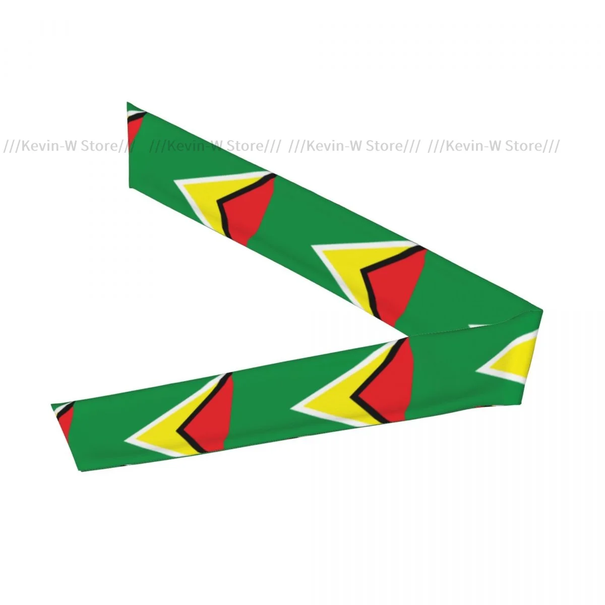 Sports Headband Head Tie Guyana Flag Bandana Sweatbands Yoga Tennis Headwrap for adult