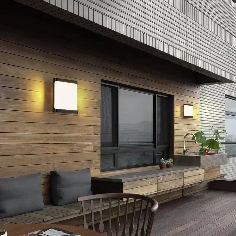 Modern LED Outdoor Wall Lamp for Garden Aisle Balcony Entryway Outdoor Waterproof IP65 Sconce Lighting Fixture Luster image 3