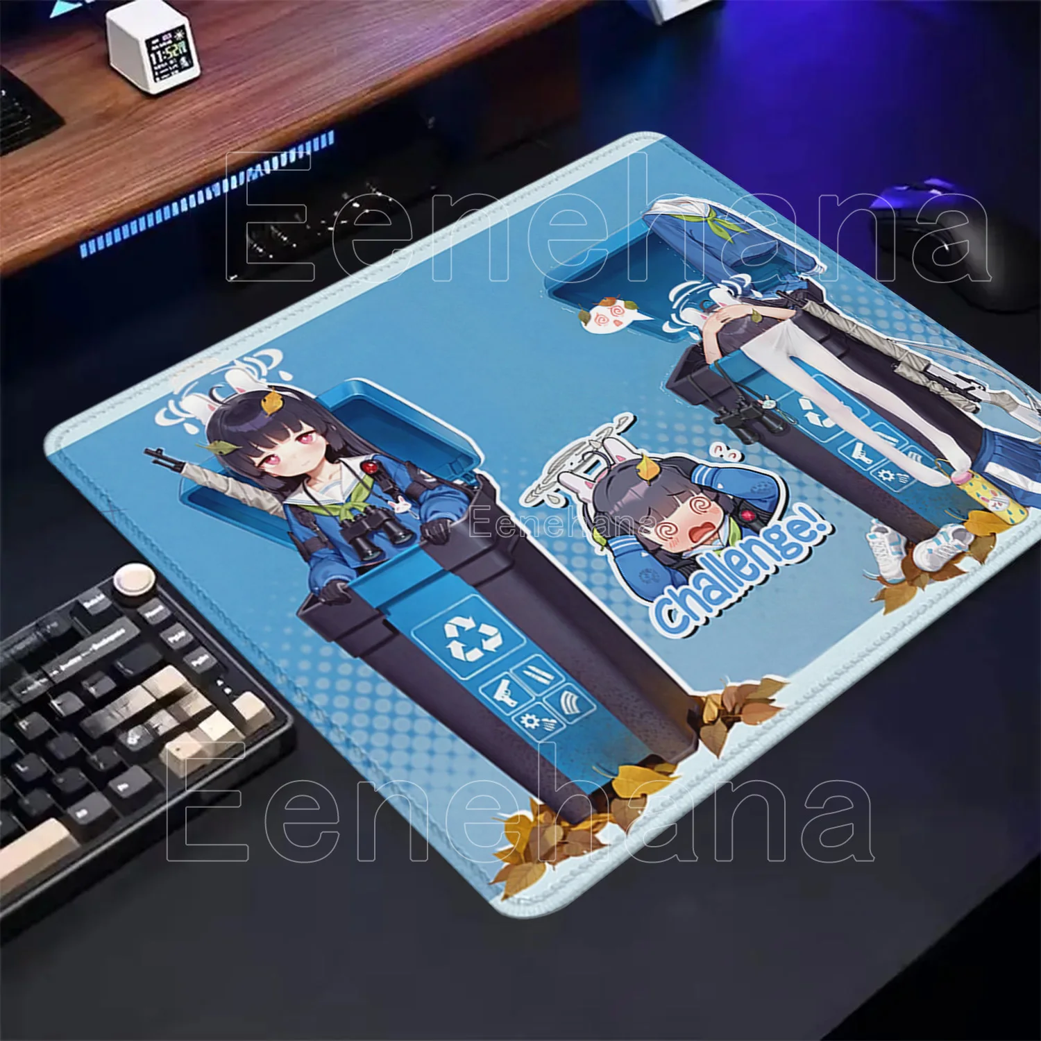 Alice Nozomi Hikari Blue Arch - Desk Setup Blue ulasan dan harga
