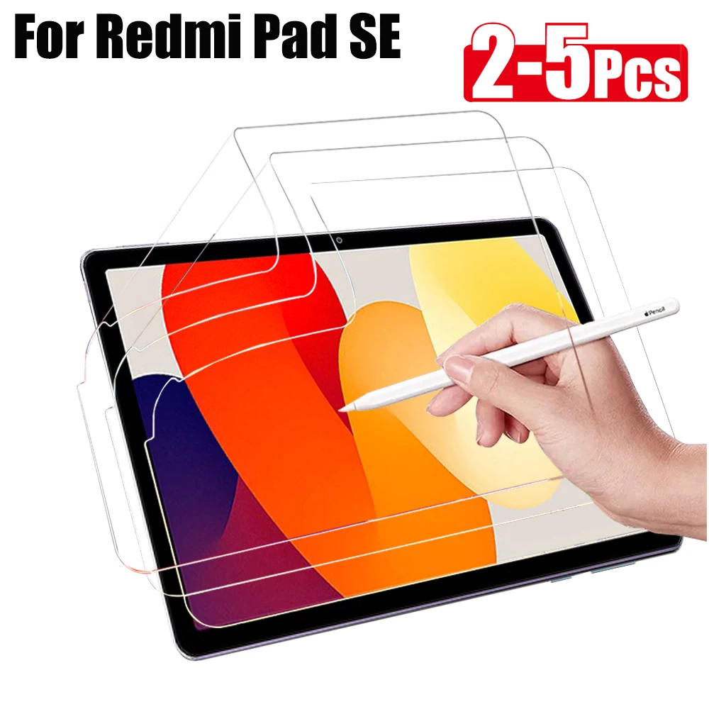 

5Pcs Paper Feel Like Screen Protector For Redmi Pad Se 11.0 inch Tablet Matte Film No Glass For Redmi Pad SE Paper Feel Film