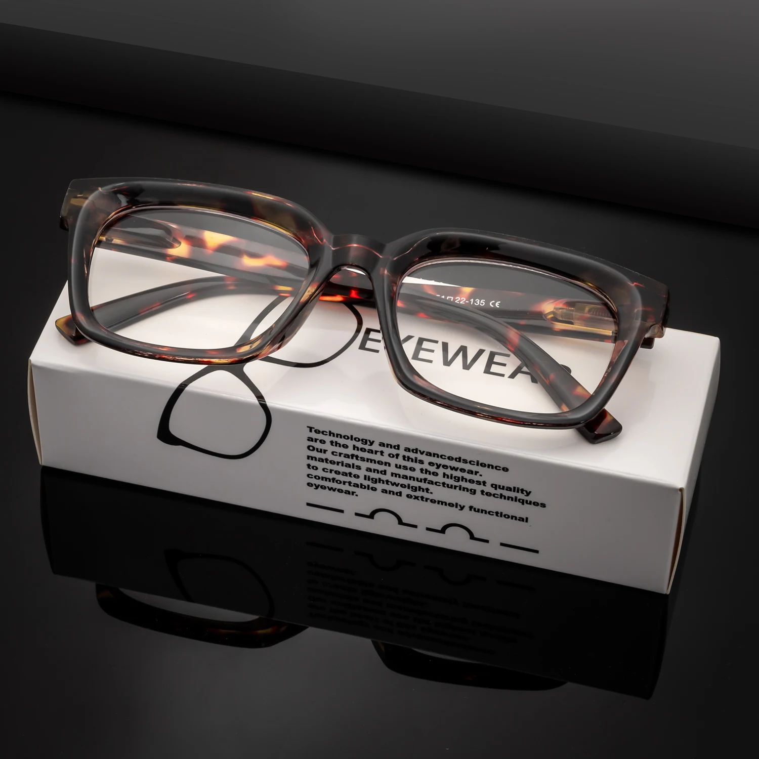 نظارات قراءة بإطار كبير للنساء بتركيز تلقائي مضادة للضوء الأزرق، نظارات عصرية لقراءة الكتب وعرض الكمبيوتر