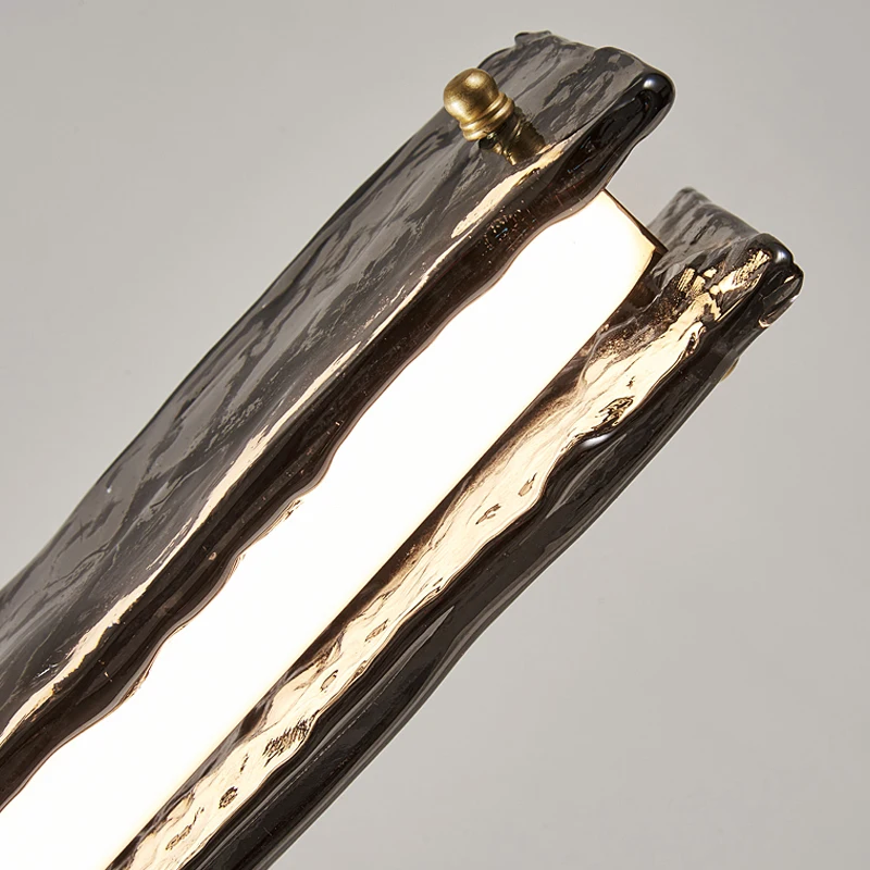 Moderne luxe koperen LED-hanglamp voor eetkamer keukentafel bar slaapkamer kunst zwart glazen plafond kroonluchter licht