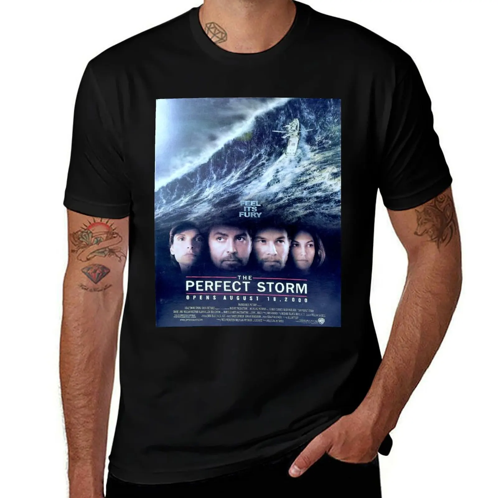 

THE PERFECT STORM (2000) Handbill Art: Capturing the Essence of a Timeless Film T-Shirt man t shirts for men T-Shirt