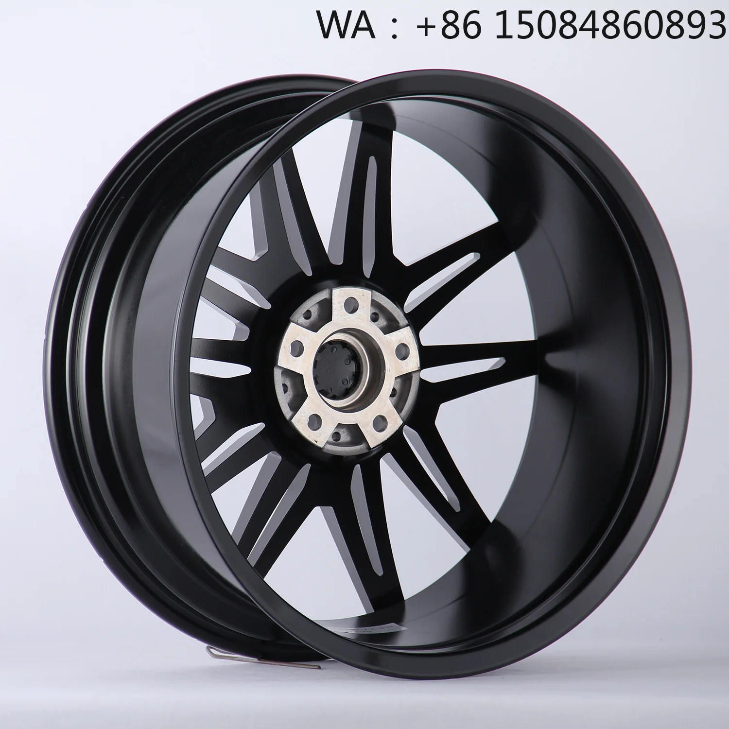 Gloss Black Milling Face Forged Alloy Wheels 20‑22 Inch 5x112 Custom ET CB Tuning Rims For European Passenger Car Modification