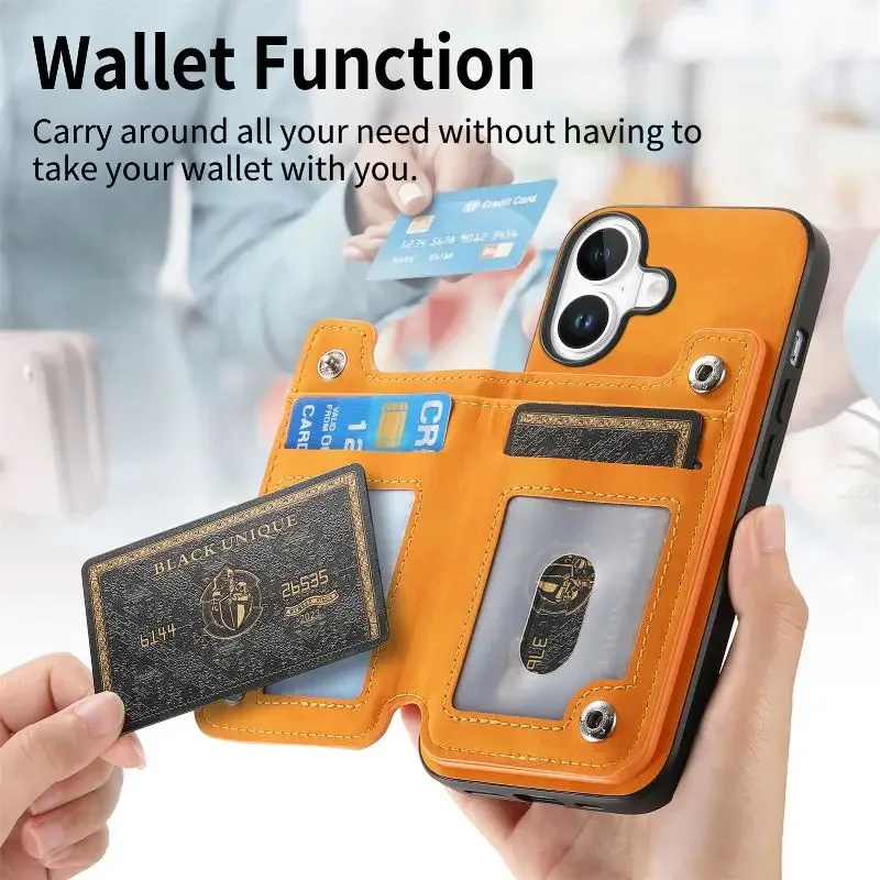 For Xiaomi 15/14 Ultra/13T/Civi 3/Poco C65 M6 X6 F5/Redmi Turbo 3/13C/A3/K70/Note 13/12 Turbo/12R Magnetic Wallet Cards Cover