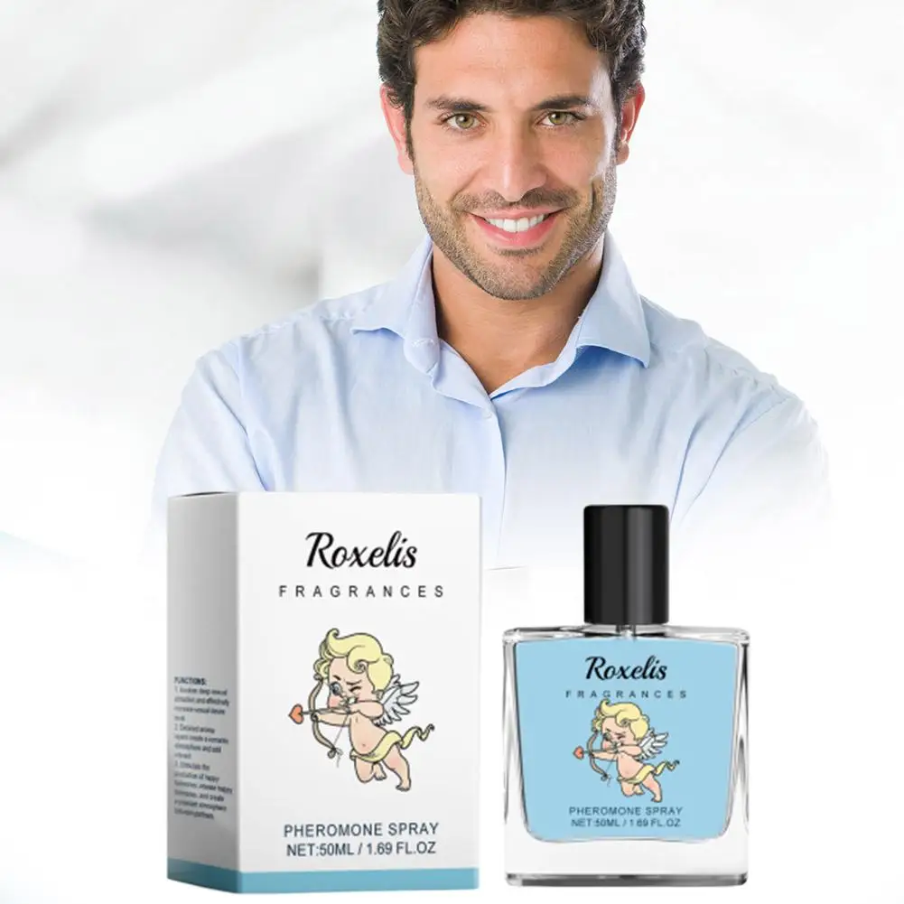 Colonia al feromone da 50 ml per uomo Roll On Feromoni da uomo per attirare le donne Olio ai feromoni unisex per donne e uomini di lunga durata