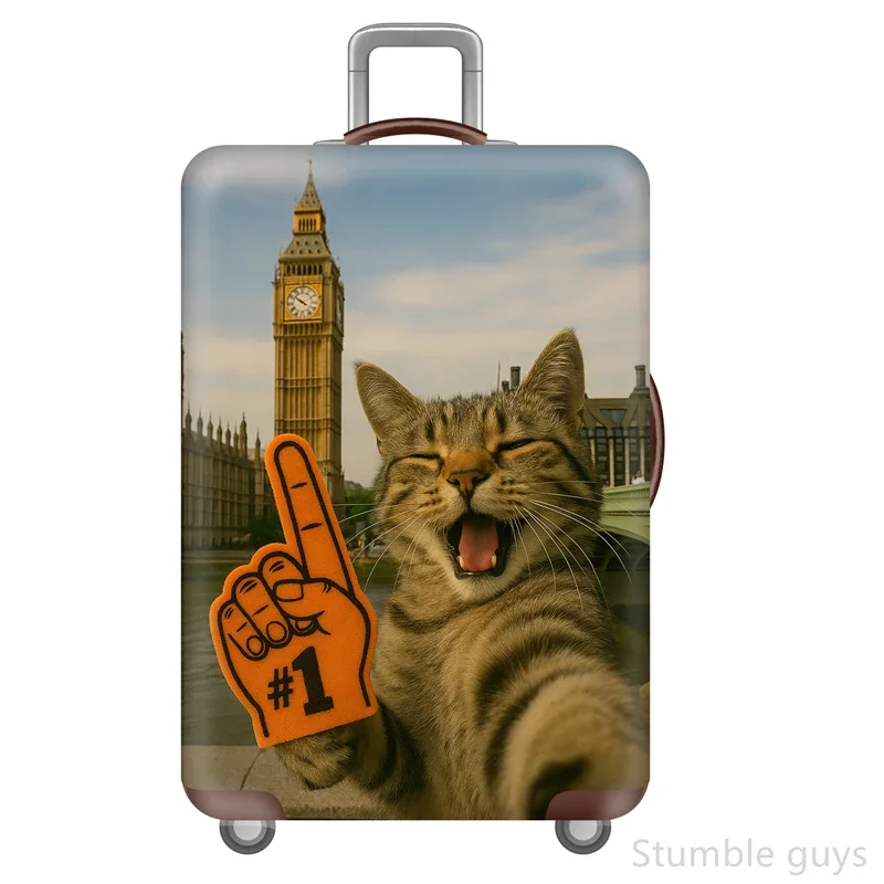 

Durable Washable Elastic Luggage Cover Protective Suitcase Sleeve Reliable Travel Accessory Airline Travel Fits Rolling Luggage