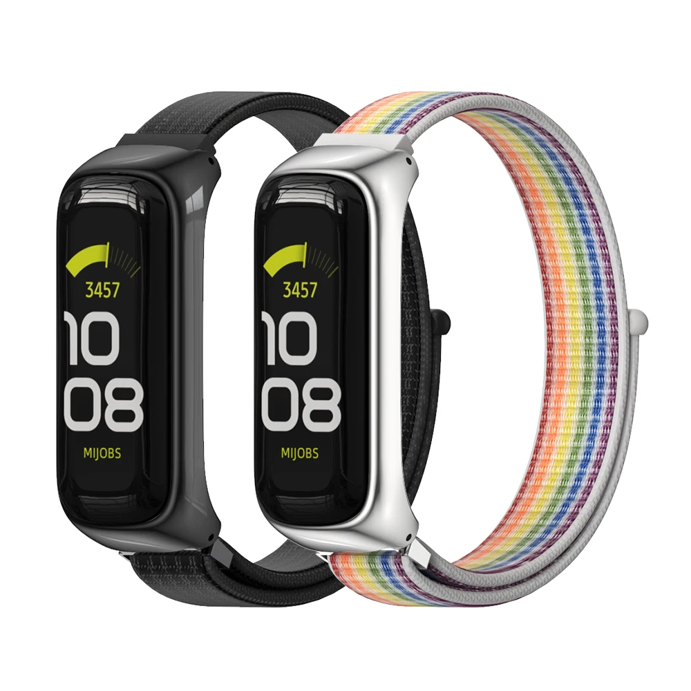 Correas para Samsung Galaxy Fit 2 Pulsera Nylon Loop Banda Deportiva Reemplazo Correa de reloj para Samsung Galaxy Fit 2 Correa