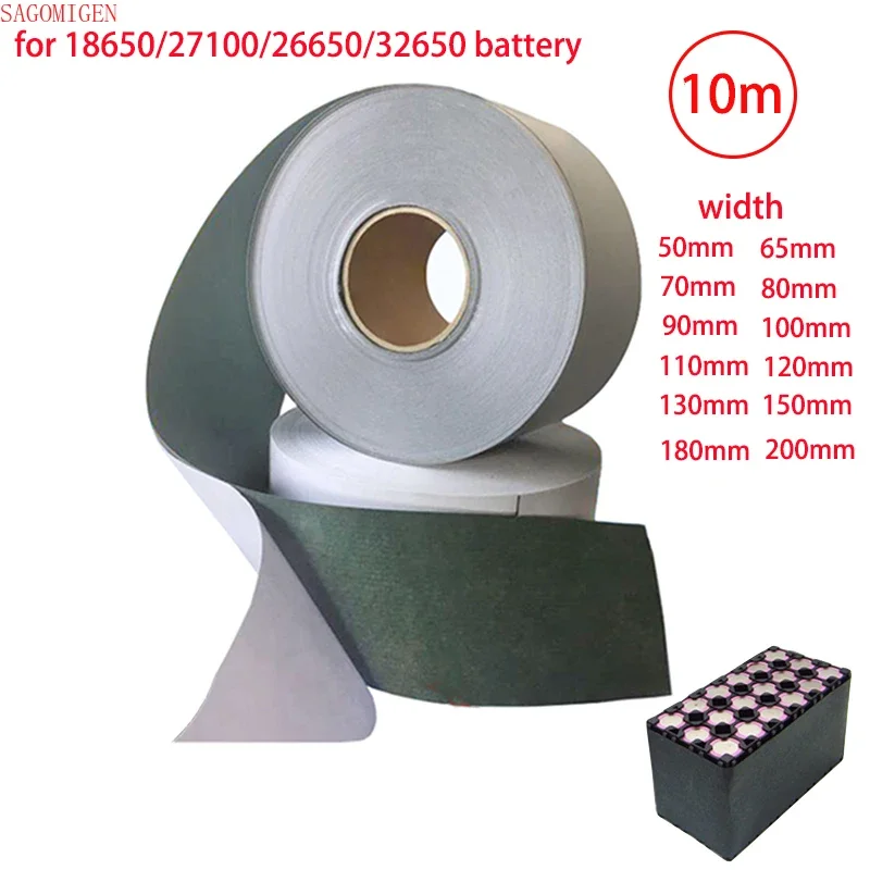 10m Insulating Paper Highland Barley Paper Barley Paper 18650/21700/32650 Battery Electrode Coating Protection Insulating Paper