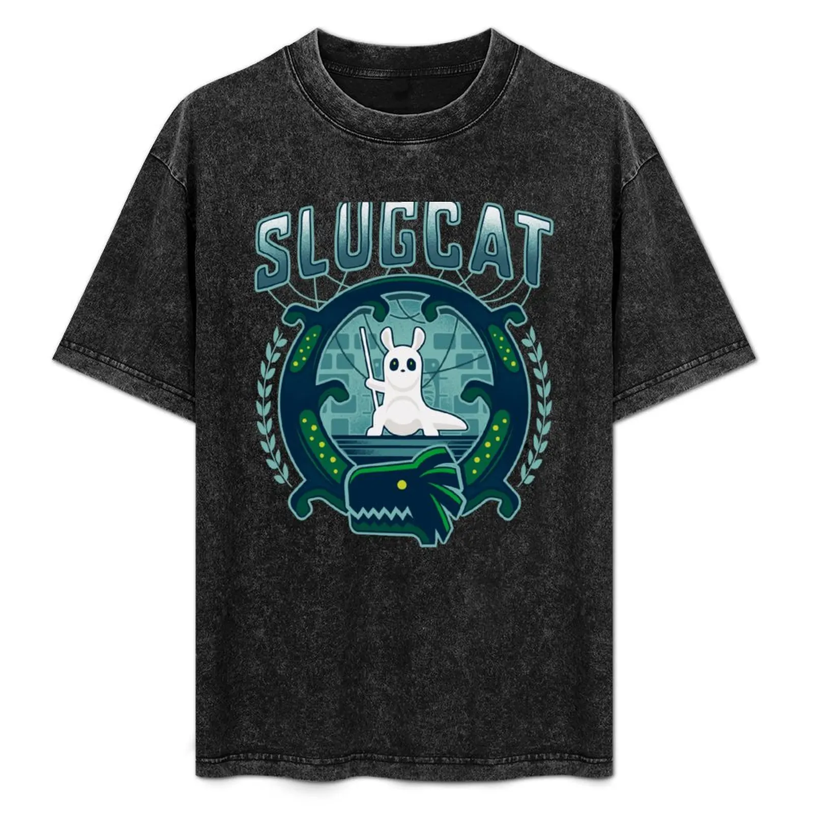 

Slugcat Emblem T-Shirt sweat cute clothes anime figures customizeds men clothes