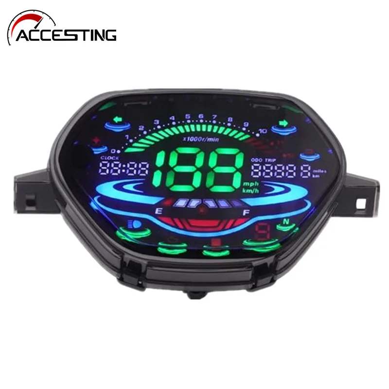 Motorcycle Led Digi…