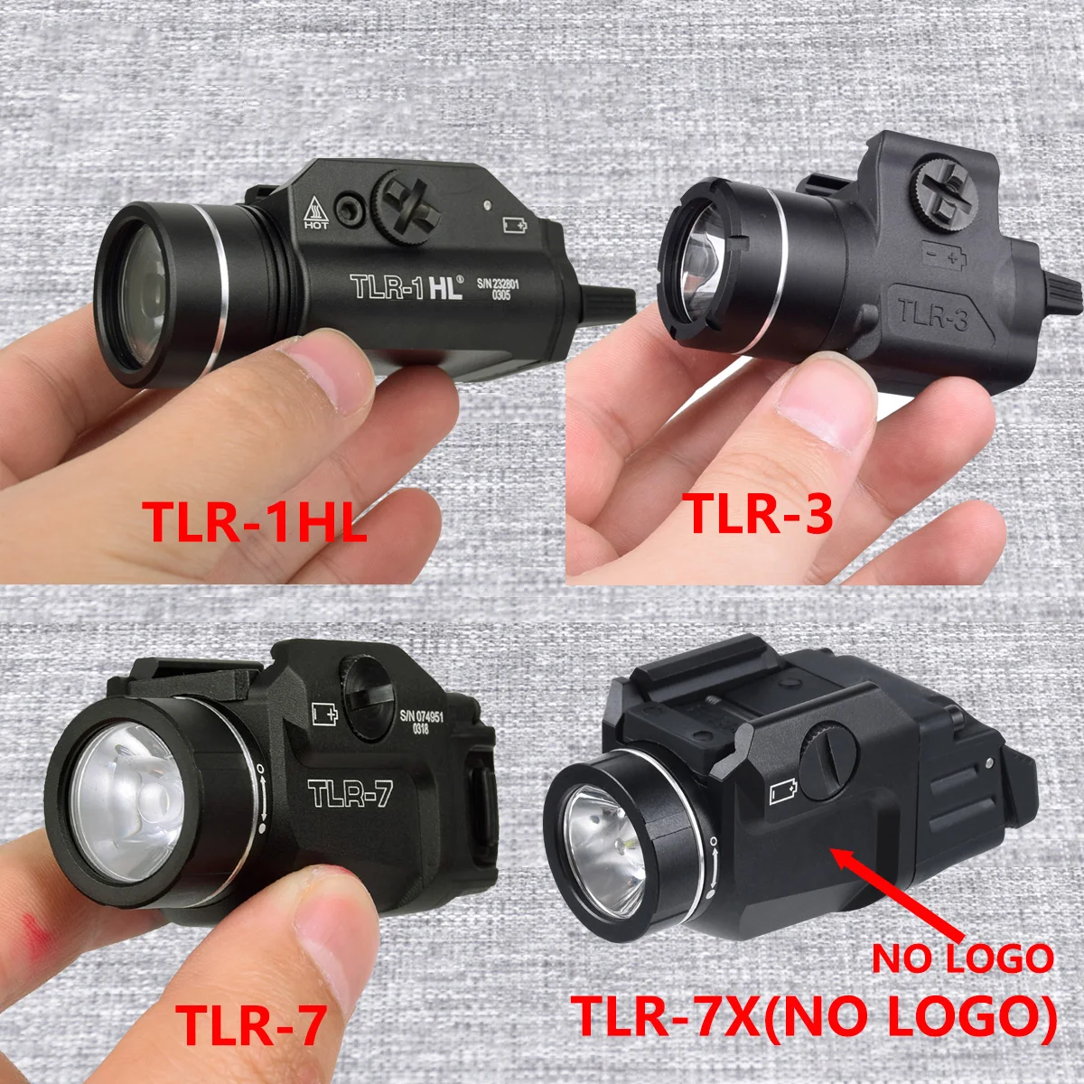 TLR Light TLR-1 TLR-1HL TLR-3 TLR-7 TLR-7X Surefire X300 ULTRA Outdoor Flashlight For Glock 17 Hanging Scout Light
