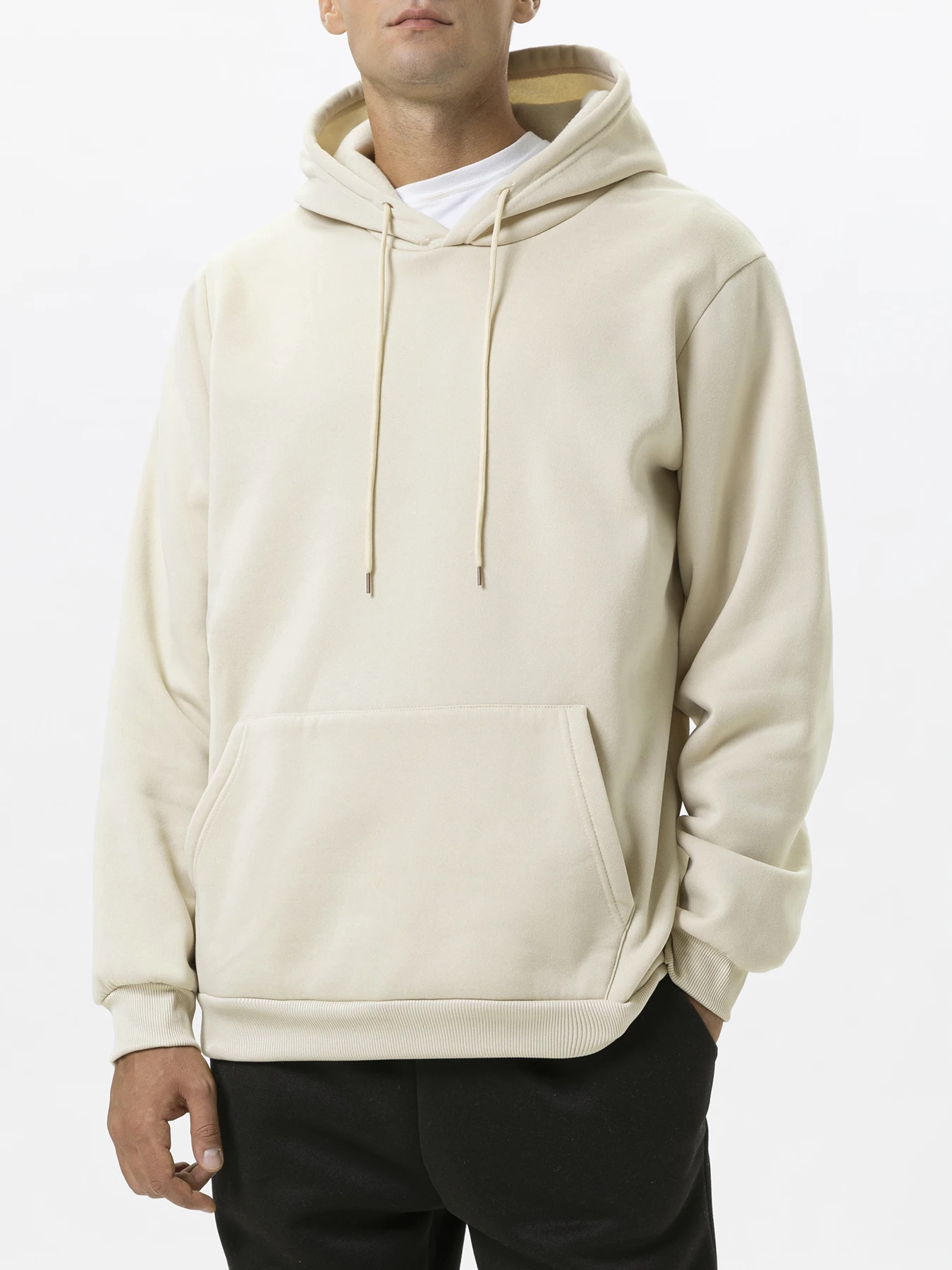 الرجال هوديس المرأة البلوز ربيع الخريف الدافئة عارضة هوديي بلوزات بلون هوديس البلوز للذكور #3