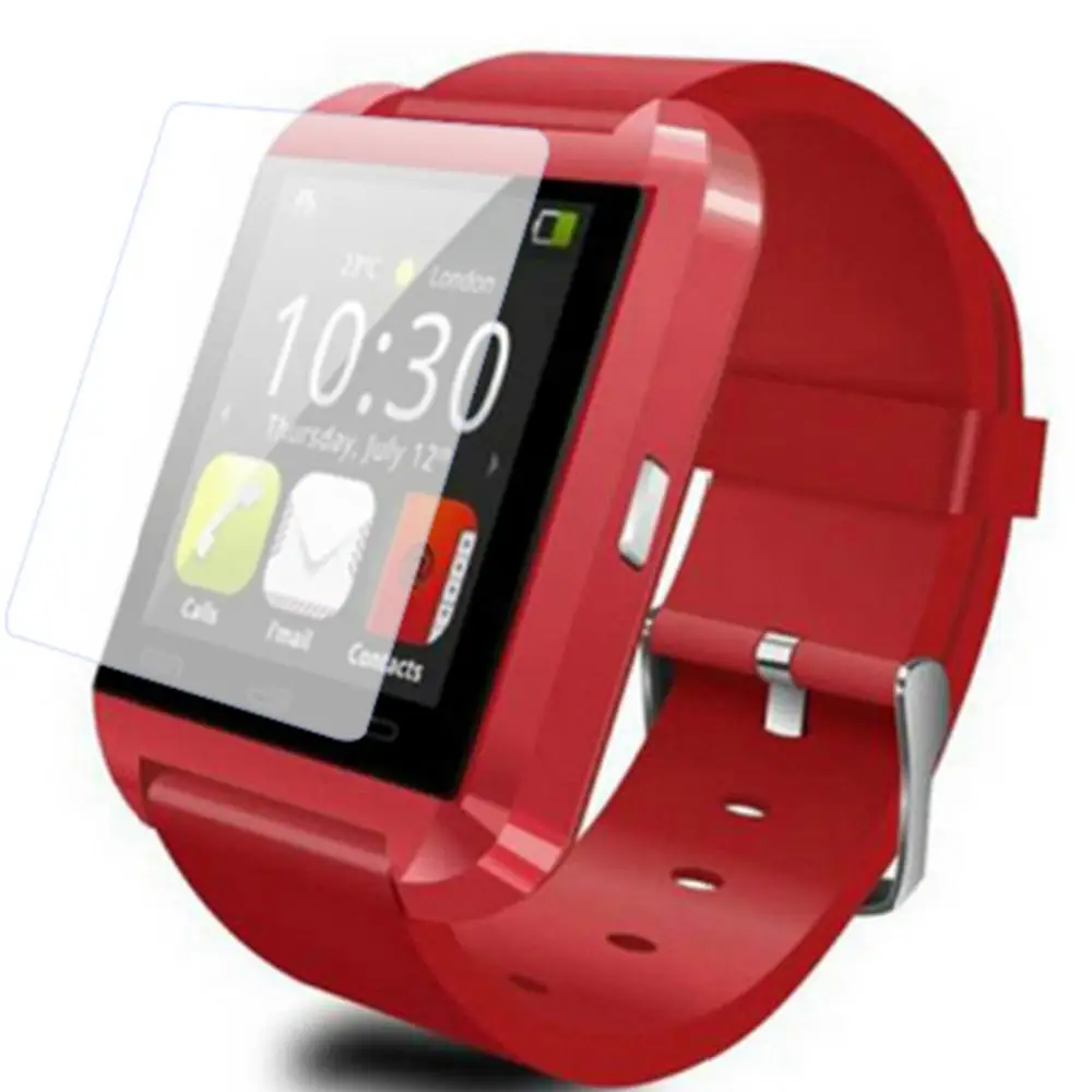 3Pcs/Set High Clarity Clear LCD Screen Protector Films for DZ09 Bluetooth-compatible Smart Watch