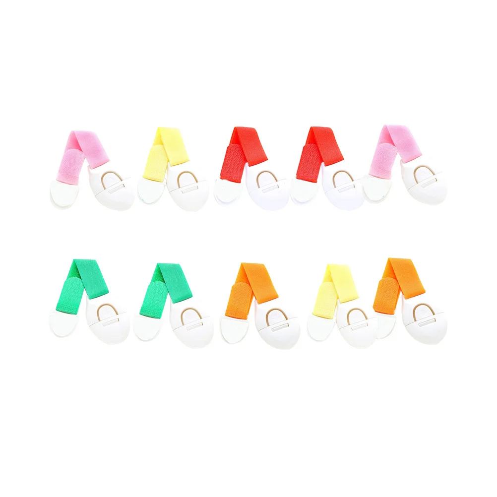 10 قطعة سلامة الطفل لاصق قوي الطفل برهان المزالج للثلاجات خزائن أدراج الأبواب الأجهزة أقفال أدراج السلامة