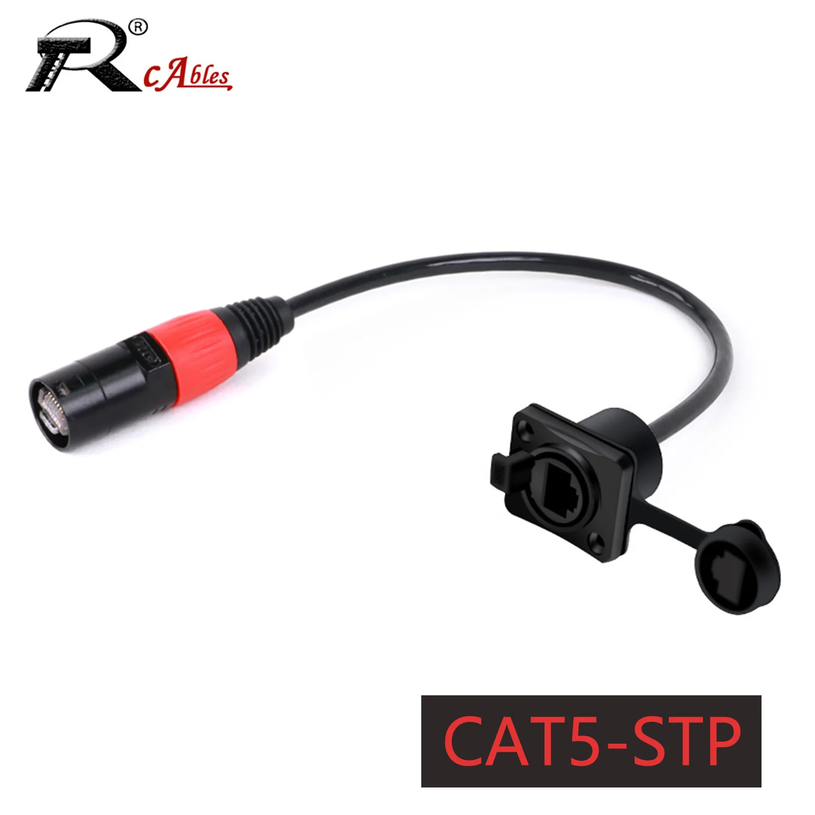 

RJ45 Ethernet Cable,CAT5 STP/SFTP Waterproof Male to Female Connector for Home Network,Industrial Network,Stage Signal Connect