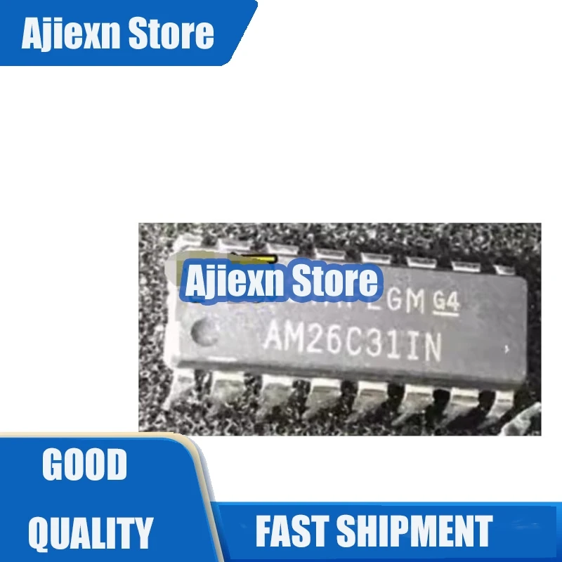 10Pcs  AM26C31 AM26C31IN DIP16 RS-422 interface chip in stock  100% new and original