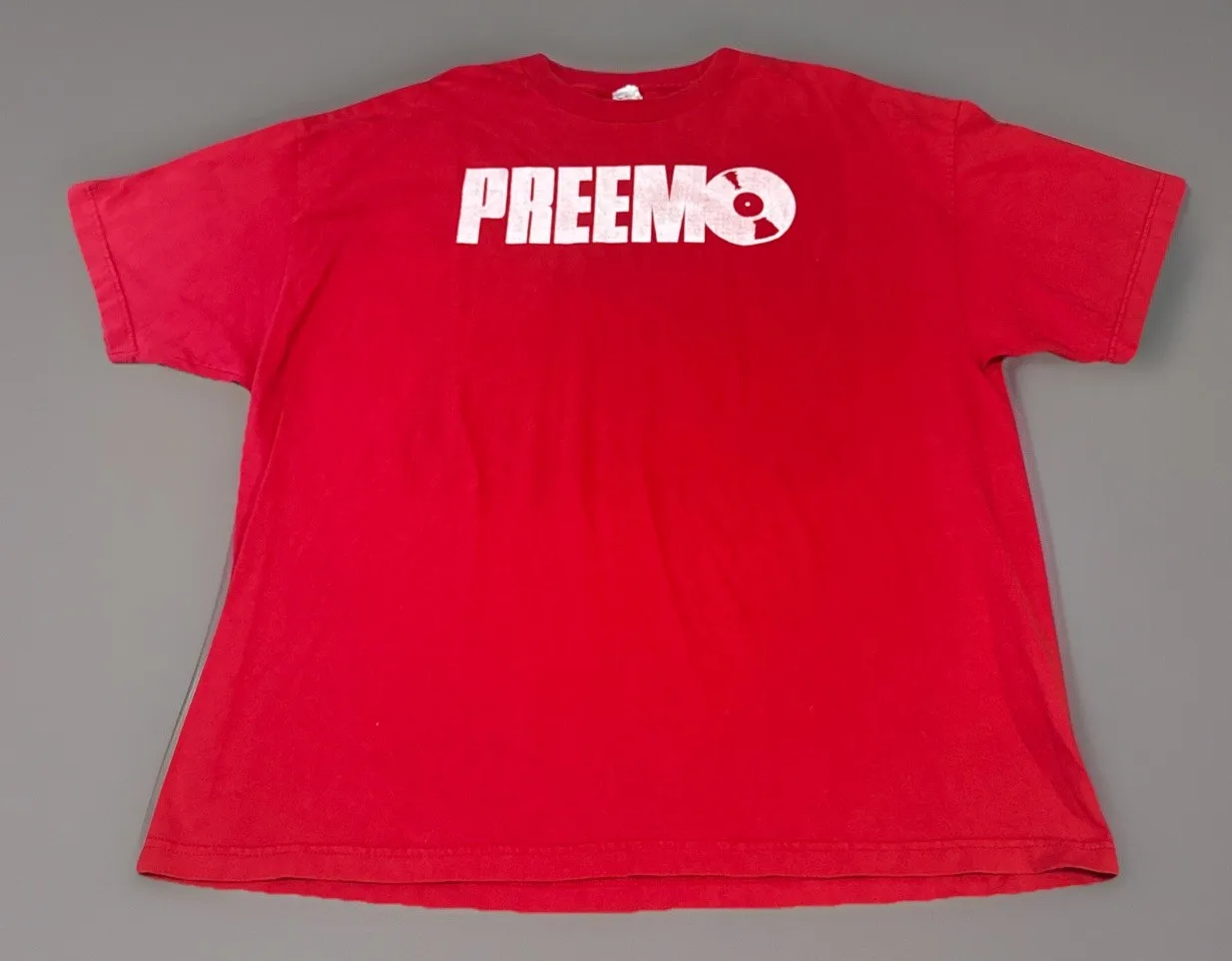 Vtg DJ Premier PREEMO Gang Starr Rapper Rap Music Promo 2000s TShirt Red 3XL