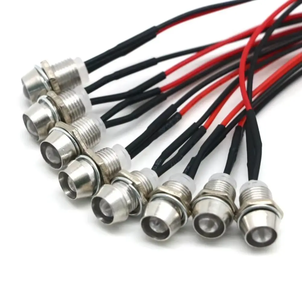 

Новые светодиодные фары для радиоуправляемых машин, 2/4/6/8 лампочек, 3/5 мм, длина 70 см, красные и белые, для ночного вождения.