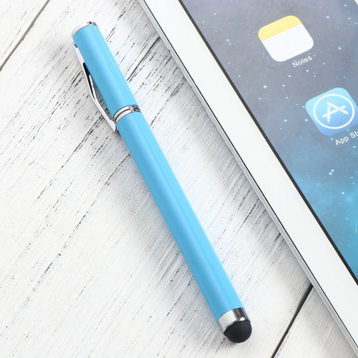 Capacitive Pen Metal Tip Smooth Writing Tool for Touch Screen Devices Smartphone Computer Use Sky Screen Pen