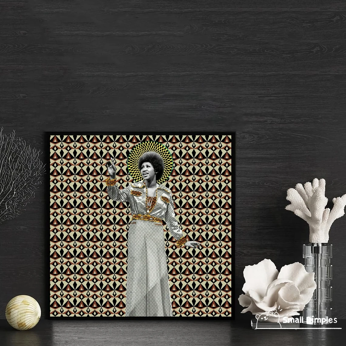 Póster de álbum de música Aretha Franklin Aretha, lienzo impreso, decoración del hogar, pintura de pared (sin marco)