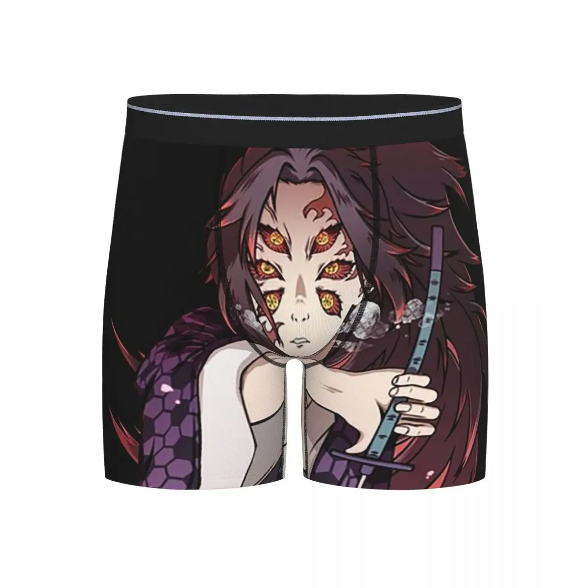 

Long Boxer Underpants Shorts Kokushibo Fighting Stance Panties Men Comfortable Underwear for Homme Man Boyfriend Gift