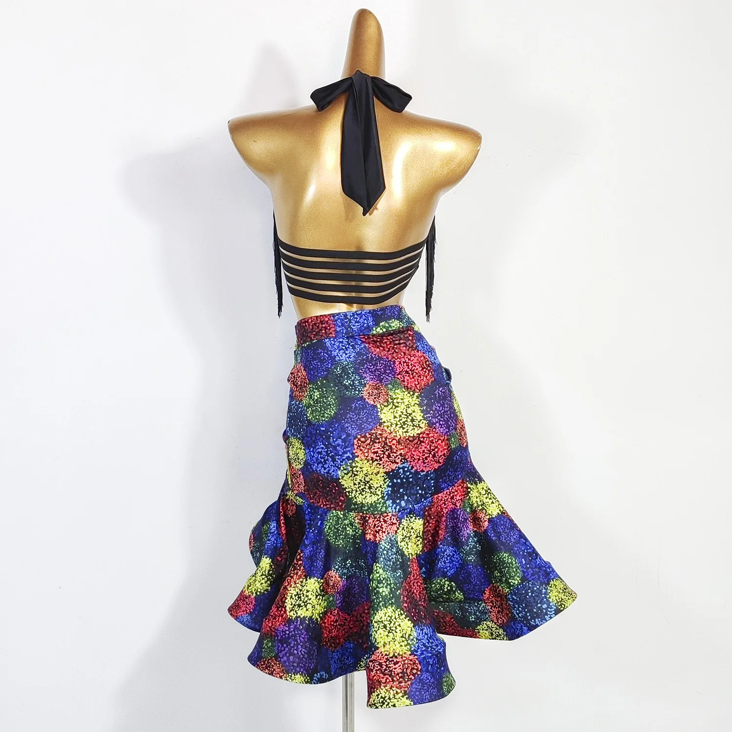 Dance Wear Latin Skirt Female Dance Suit Party Dresses Samba Stage Latin Clothes Dance Costume Samba Suit Dance Outfit Latino
