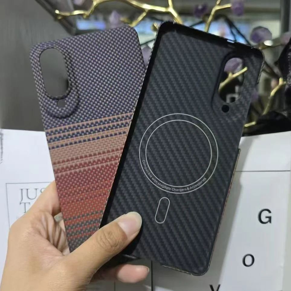 

Real Carbon Fiber Case For Samsung Galaxy S25 Edge Magsafe Case Aramid Carbon Fiber wireless charging Cover for Galaxy S25edge