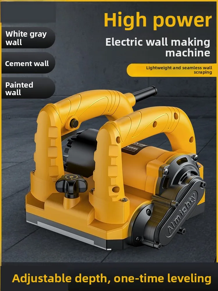 Wall planer, wall scraper, no dead angle, dust-free grinding, rough planer, concrete renovation, putty shovel