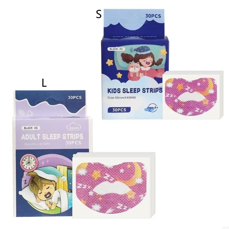 

D0UE Sleep Stickers Mouth Breath Correction Sleep Strips for Kids Night Sleep 30Pcs