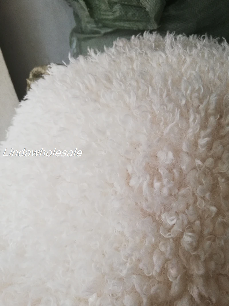 Faux fur fabric,Curly sheep fur,Clothing shoes plush material,150cm*42cm(about half yard)/pcs