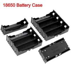 ABS 18650 Battery Storage Box Case 4 Slots DIY Battery Compartment 18650 Way Batteries Clip Holder Container With Wire Lead Pin