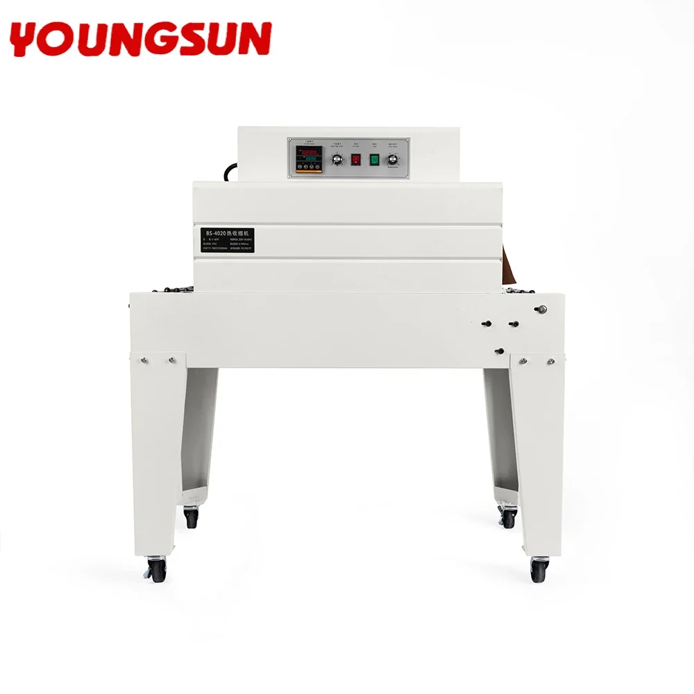 YOUNGSUN BS-4020 Semi-auto BS-4020  Plastic Pet Bottle Heat Pvc Shrink Film Sleeve Tunnel Wrapping Packing Machine