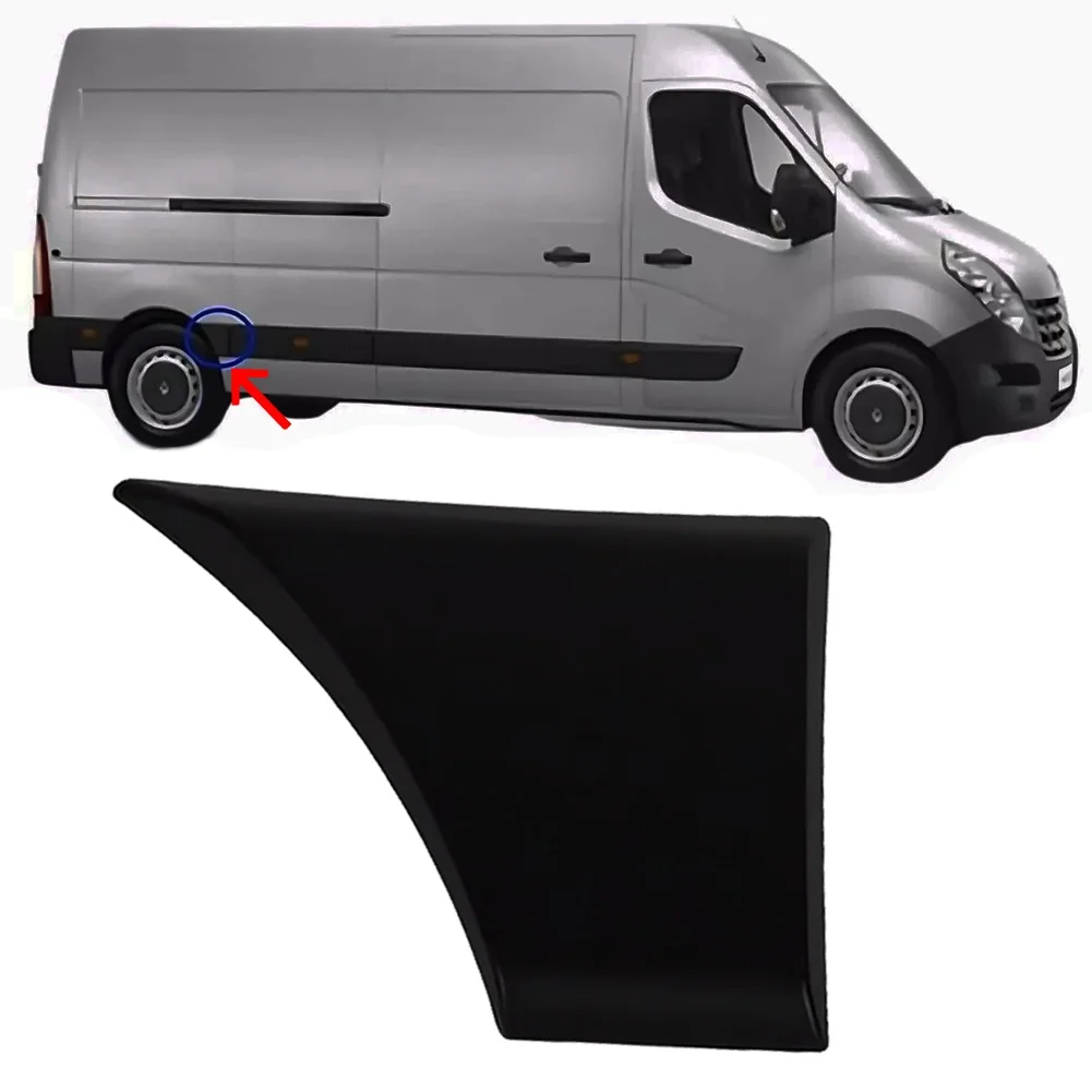 Side Door Moulding Rub Strip Rear Right for Renault For Master MK3 2010 to 2016 Compatible with Interstar Movano