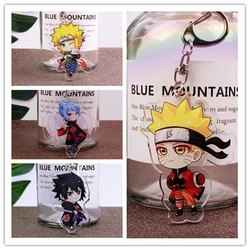 Anime NARUTO Uchiha Itachi Sasuke Itachi Konan Hatake Kakashi Uzumaki Naruto Sakura portachiavi accessori Cosplay Cartoon Badge